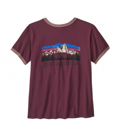 Тениска Patagonia Fitz Roy Foothills Ringer Tee W's