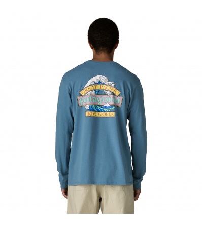 Блуза Patagonia Long Sleeved Great Waves Responsibili-Tee M's