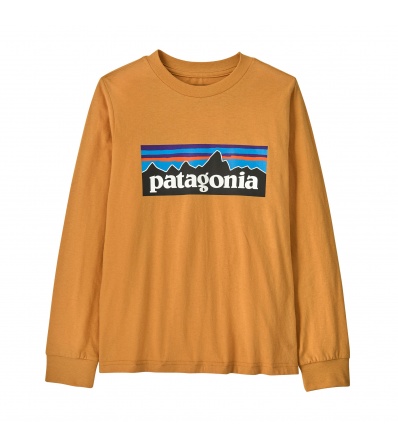 Детска Блуза Patagonia Kid's P-6 Logo Long- Sleeved T-Shirt