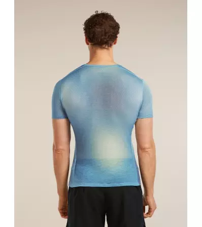 Тениска Icebreaker Merino Blend 75 Cool-Lite Featherlight SS Crewe AOP M's