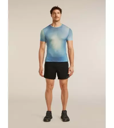 Тениска Icebreaker Merino Blend 75 Cool-Lite Featherlight SS Crewe AOP M's