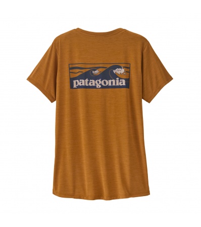 Тениска Patagonia Capilene Cool Daily Shirt - Boardshort Logo W's