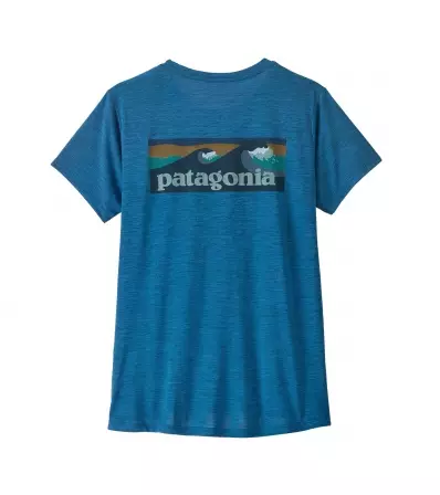 Тениска Patagonia Capilene Cool Daily Shirt - Boardshort Logo W's