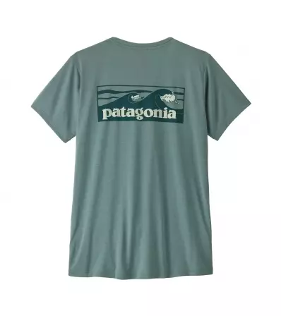 Тениска Patagonia Capilene Cool Daily Shirt - Boardshort Logo W's