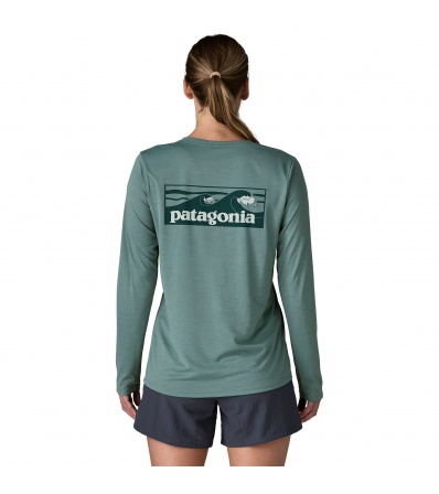Блуза Patagonia Long Sleeved Capilene Cool Daily Shirt - Boardshort Logo W's