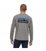 Bluse Patagonia Long-Sleeved P-6 Logo Responsibili-Tee M's