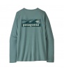 Блуза Patagonia Long Sleeved Capilene Cool Daily Shirt - Boardshort Logo W's